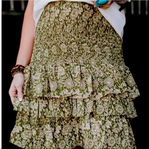 Three Birds Nest - Boho Skirt